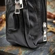 Сумка слинг через плечо мужская Vintage leather-20559 Черная - изображение 12