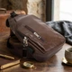 Сумка слинг через плечо мужская Vintage leather-20560 Коричневая - изображение 9