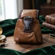 Сумка слинг через плечо мужская Vintage leather-20561 Светло-коричневая - изображение 13