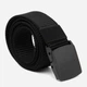 Ремень мужской тканевый Vintage leather-20540 115 см Черный - изображение 1