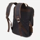 Рюкзак мужской тканевый 20 л вмещает формат А4 Vintage leather-20611 Черный - изображение 3