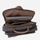 Рюкзак мужской тканевый 20 л вмещает формат А4 Vintage leather-20611 Черный - изображение 5
