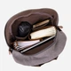 Рюкзак мужской тканевый 8 л вмещает формат А4 Vintage leather-20601 Серый - изображение 5