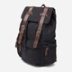 Рюкзак мужской тканевый 19 л вмещает формат А4 Vintage leather-20608 Черный - изображение 1