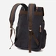 Рюкзак мужской тканевый 19 л вмещает формат А4 Vintage leather-20608 Черный - изображение 3