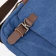 Сумка мессенджер через плечо мужская Vintage leather-20606 Синяя - изображение 6