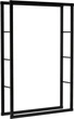 Стійка для камінних дров VOREL сталева 100 x 25 x 150 см 33318 (5906083118500) - зображення 1