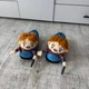 Текстильні закриті капці-обіймашки Chucky 3D «Good Guys» — пухнасті домашні напівчоботи в стилі фільмів жахів 35 - зображення 6