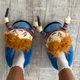 Текстильні закриті капці-обіймашки Chucky 3D «Good Guys» — пухнасті домашні напівчоботи в стилі фільмів жахів 35 - зображення 8