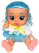 Лялька пупс Baby Lovely 26 см що говорить плаче та сміється з довгим блакитним волоссям із соскою та пляшечкою - зображення 4
