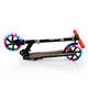 Самокат двухколесный складной с светящимися колесами 200мм Scooter Stripe 2017 Black-Red - изображение 6