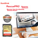 Карта пам'яті SanDisk SD 256 ГБ, 4K V30 U3 C10, карта пам'яті для камери, швидкість читання 180 МБ/с, швидкість запису 130 МБ/с, високошвидкісна серійна зйомка, бездзеркальна/дзеркальна камера - зображення 6