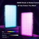 Полноцветный RGB-подсветка Jimantu, портативный светодиодный карманный светильник, ручной светильник для создания атмосферных эффектов, перезаряжаемый, для фотосъемки беззеркальных камер. - изображение 7