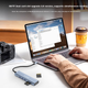 Док-станція ULT-Unite Type-C - HDMI 4K PD 100Вт, для MacBook/iPad, SD/TF - зображення 6