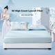 Простирадло на резинці FUANNA 60s Lyocell Tencel охолоджуюче, 150x200см, синє - зображення 5