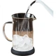 JD Original French Press Pot, скляний фільтр для кави ручного заварювання з потовщеного термостійкого скла, велика ємність 700 мл - изображение 3