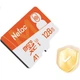 Карта пам'яті Netac 128 ГБ TF (MicroSD) A1 U3 4K, сумісна з камерами спостереження та відеореєстраторами Xiaomi, карта пам'яті для професійного моніторингу, версія Pro - зображення 1