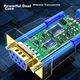 Кабель DTECH USB-RS232 с гнездовым разъемом, 9-контактный адаптер для COM-порта компьютера, устройства учета рабочего времени, кассового аппарата, принтера этикеток, кабель для отладки микросхемы FT232, 3 метра DT-5031B - изображение 9