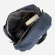 Рюкзак мужской тканевый 17 л вмещает формат А4 Vintage leather-20625 Синий - изображение 4