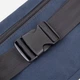 Сумка на пояс бананка мужская Vintage leather-20637 Синяя - изображение 8