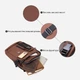 Сумка планшет через плечо мужская Vintage leather-20661 Коричневая - изображение 5