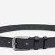 Ремень мужской из натуральной кожи Vintage leather-20706 131 см Черный - изображение 5