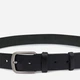 Ремень мужской из натуральной кожи Vintage leather-20725 121 см Черный - изображение 5