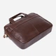 Сумка портфель мужская из натуральная кожи Vintage leather-20681 Коричневая - изображение 4