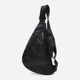 Сумка слинг через плечо мужская из натуральная кожи Vintage leather-20696 Черная - изображение 3