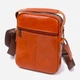 Сумка планшет через плечо мужская из натуральная кожи Vintage leather-20693 Рыжяя - изображение 3