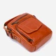 Сумка планшет через плечо мужская из натуральная кожи Vintage leather-20693 Рыжяя - изображение 7