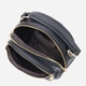 Сумка багет седло женская из натуральная кожи Vintage leather-20688 Черная - изображение 5