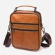 Сумка-планшет через плечо мужская из натуральной кожи Vintage leather-21273 Рыжая - изображение 3