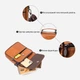 Сумка-планшет через плечо мужская из натуральной кожи Vintage leather-21273 Рыжая - изображение 5