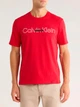 Футболка хлопковая длинная мужская Calvin Klein 532522413 L Красная (1160172571) - изображение 1