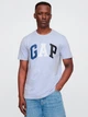 Футболка бавовняна довга чоловіча GAP 934609804 L Синя (1160050718) - зображення 1