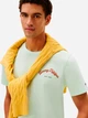 Футболка хлопковая длинная мужская Tommy Hilfiger 699762846 L Зеленая (1160162145) - изображение 4
