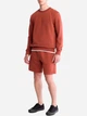 Свитшот на флисе мужской Calvin Klein 200906119 XL Коричневый (1160097350) - изображение 3