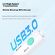 Флеш-накопитель BIAZE UP-07 256ГБ USB 3.0, Push-Pull, белый - изображение 6