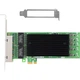 FLYBISH NA576-T4 PCIe X1 Gigabit Four-Port Network Card, 4 Electrical Ports E1G44ET Desktop Internal Wired Network Card, Intel 82576 Chip - изображение 1