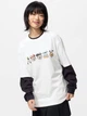 Футболка хлопковая оверсайз женская Uniqlo 897633873 XL Белая с принтом (1159958761) - изображение 1