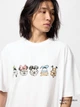 Футболка хлопковая оверсайз женская Uniqlo 897633873 XL Белая с принтом (1159958761) - изображение 4