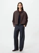 Куртка демисезонная короткая женская Uniqlo 745471728 XL Коричневая (1159954441) - изображение 2