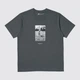Футболка хлопковая женская Uniqlo 929804663 3XL Серая с принтом (1160066354) - изображение 9