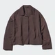 Куртка демисезонная короткая женская Uniqlo 745471728 XL Коричневая (1159954441) - изображение 8
