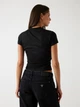 Футболка короткая женская Guess 741128617 S Черная (1159955929) - изображение 2