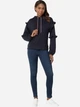 Худи теплое женское Tommy Hilfiger 703414713 1X Синее (1159985359) - изображение 3