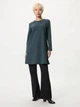 Платье короткое осеннее женское Uniqlo 406382573 XS Зеленое (1160034866) - изображение 1