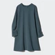 Платье короткое осеннее женское Uniqlo 406382573 XS Зеленое (1160034866) - изображение 2
