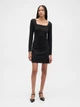 Платье короткое осеннее женское GAP 852912537 L Черное (1160099014) - изображение 1